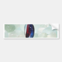 Magic of sea glass bumper stickers
