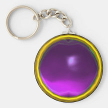 MAGIC PURPLE  AMETHYST GEM STONE KEY CHAINS