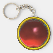 MAGIC RED RUBY GEMSTONE KEYCHAIN