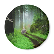 Magic Sax in the Forest Magnets Pour Réfrigérateur