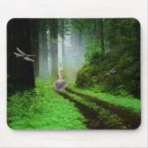 Magic Sax in the Forest Tapis De Souris