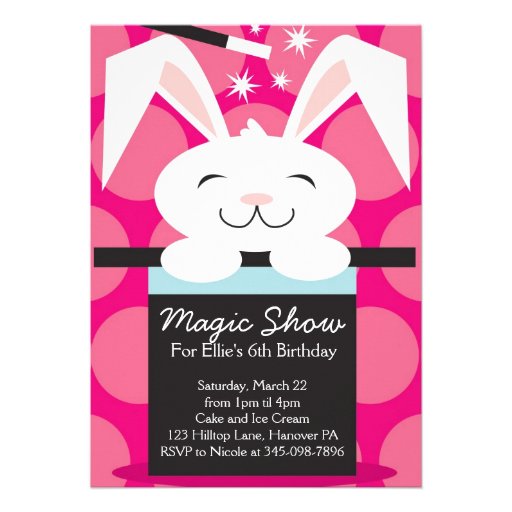 Magic Party Invites