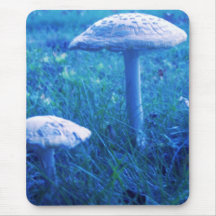 Magic Shroom In Blue Mouse Pads