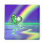 Magic St. Patrick's Day Heart Magnets