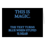 Magic Stupid Warning cards