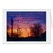 Magic Sunrise Notecard