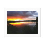 magic sunset stretched canvas prints
