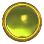 MAGIC TOPAZ , bright vibrant yellow Sticker