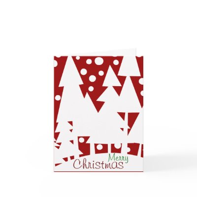 Magic White Trees Cards by myhome71