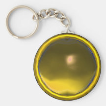 MAGIC YELLOW TOPAZ GEM STONE KEYCHAINS