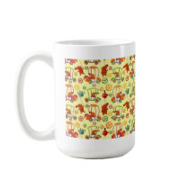 Magical Cars Pattern mugs