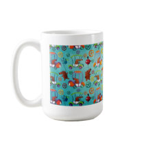 Magical Cars Pattern mugs