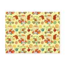 Magical Cars Pattern postcards
