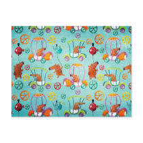 Magical Cars Pattern postcards