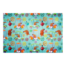 Magical Cars Pattern posters
