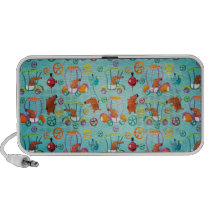 Magical Cars Pattern speakers