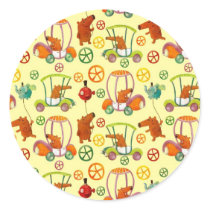 Magical Cars Pattern stickers