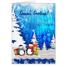 Magical Christmas Eve  Season's Greetings Card