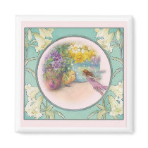 MAGICAL EASTER FLOWER FAIRY MAGNET magnets