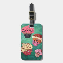 Magical Emporium of Flying Mustached Cupcakes luggage tags