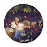 Magical Fairy Fantasy Painting: The Fairy Bower magnets