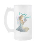 Magical Fairy Nymph Girl Iced Tea Mug Glass Cup