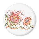 *Magical Flower* Refrigerator Magnets