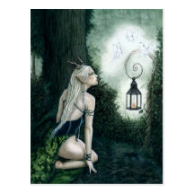 Magical Forest Elf Postcard