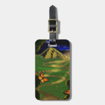 Magical Forest Tags For Luggage