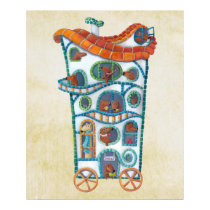 Magical House on Wheels posters by colonelle Magical House on Wheels posters