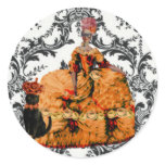 Magical Masquerade Maire Antoinette Halloween Stickers