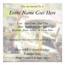 Magical Mushroom Custom Invites