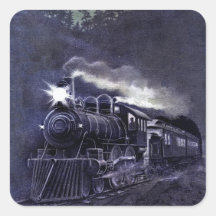 Magical Steam Engine Victorian Train Stickers
