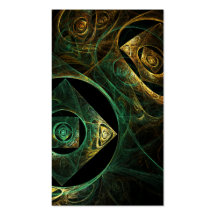 Magical Vibrations Abstract Art Business Card