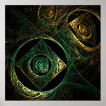 Magical Vibrations Abstract Art Print
