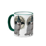 Magical White Cat mugs