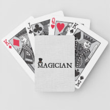 Magician and Hat Bicycle Card Decks
