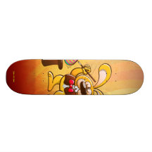 Magician Easter Bunny Skate Board Decks