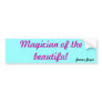 Magician of the beautiful, - James Joyce Bumper Sticker