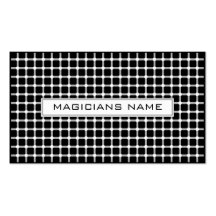 MAGICIANS AND ILLUSIONIST BUSINESS CARD