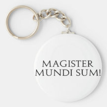Magister Mundi Sum! Keychain