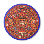 Magnet: Aztec sun stone