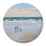 Magnet ~ Beach Dog Walk