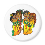 Magnet: Bridesmaids in Colours of the Sun