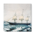 Magnet - Clipper Ship Red Jacket in the Ice