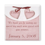 Magnet Elegant Wedding Favour- Personalise it!