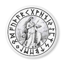 magnet Freya Rune Shield