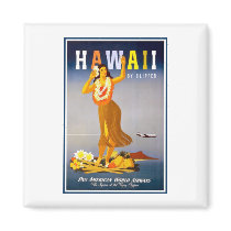 Magnet-Hawaii Vintage Advertisement