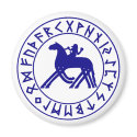 magnet Sleipnir Shield Blue