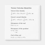 Magnet: vector calculus identities